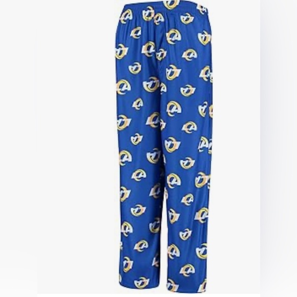 NFL Football LA Rams Sleep Pants Youth Size XS Blue w/Rams Logo Kids Pants, NWT - Picture 1 of 7